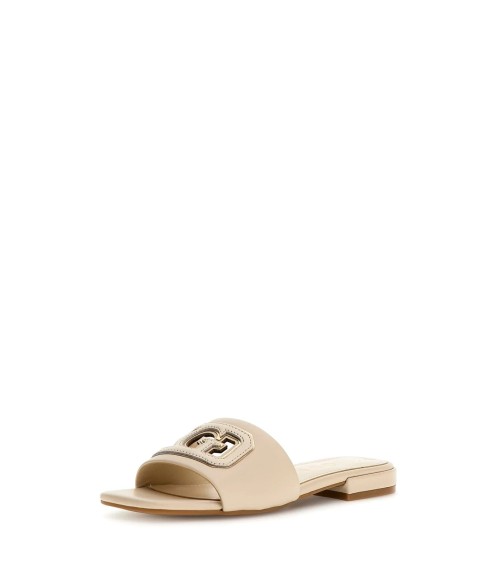 **Meta Title**: Beige Guess FLJTAR LEA19 Sandals for Daily Wear